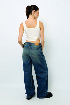 Wide Leg Cannes Oscuro (0424612) - Sixtina Jeans 