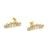 Brinco Earcuff Dourado Pedra Zircônia