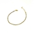 Pulseira Bolinhas Dourado