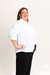 Camisa "Lolet" BLANCA , Plus Size - Silaba