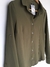 Camisa VERDE entallada "Slim", creep lisboa