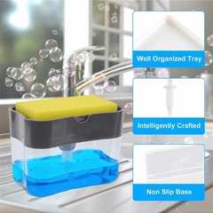Suporte Porta Sabão para detergente dispenser com esponja na internet