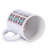 Caneca Reta Decorada Flores pelo Caminho - Ref.: CRD909 na internet