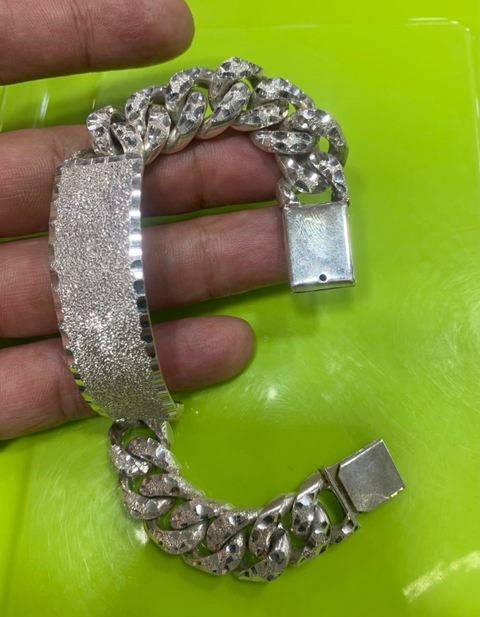 Esclava De Plata Diamantada Dise ode Lujol 90 Grs