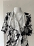 Kimono Bellagio Preto&Branco Floral - Cris Nunes Collection - loja online
