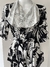Kimono Bellagio Preto&Branco Floral - Cris Nunes Collection