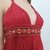 Vestido Animale Vermelho em Seda - comprar online