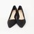 Sapato Scarpin Preto em Nobuck com Franjas - comprar online