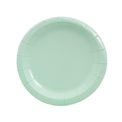 Plato Redondo Aqua Chico 10 uds