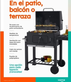 Parrilla portátil a carbón