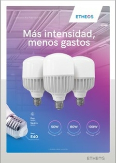 LAMPARA LED ALTA POTENCIA 100W GALPONERA - E40 - comprar online