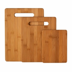 Tablas Picar Bambu Set X 3 Cocina Tabla Cortar Bamboo Bazar en internet