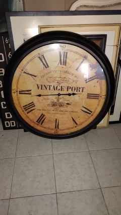 RELOJ VINTAGE DE PARED GRANDE - comprar online