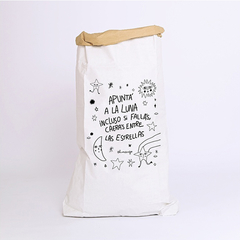 BOLSA DE PAPEL - APUNTA A LA LUNA - comprar online