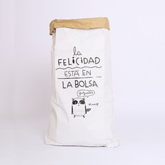 BOLSA DE PAPEL - LA FELICIDAD...