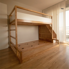 CAMA DOBLE CON ESCALERA