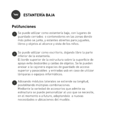 ESTANTERÍA BAJA - comprar online