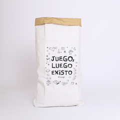 BOLSA DE PAPEL - JUEGO LUEGO EXISTO