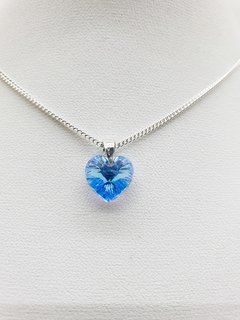 DIJE CORAZÓN CELESTE SWAROVSKI - comprar online