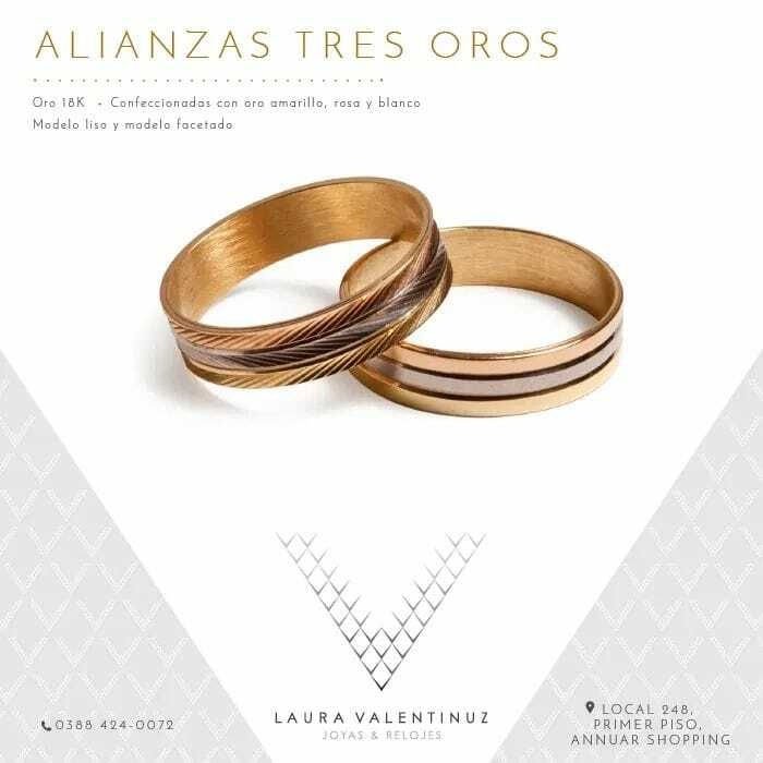 ALIANZAS ORO 18K Comprar en Laura Valentinuz