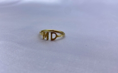 Anillo inicial Oro 18k en internet