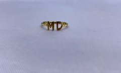 Anillo inicial Oro 18k - comprar online