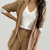 Conjunto Blazer e Shorts - Marrom na internet