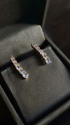 Ear Cuff Gold Pt Luz London Blue