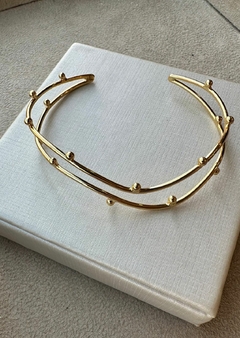 BRACELETE GOLD ARO VAZ BOL