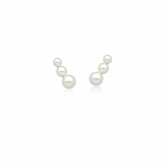 EAR CUFF TRIO PÉROLAS WHITE