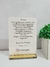 Imagem do Placa de Homenagem, Agradecimento, Troféu Personalizado em Acrílico