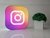 luminoso rede social instagram decorativo decoração