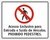 Placa acesso exclusivo para veículos proibido pedestres