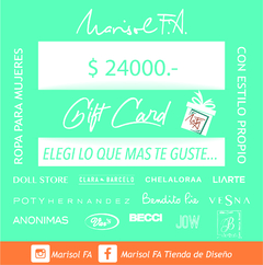 GIFT CARD $20000 (GIFT20000) - comprar online