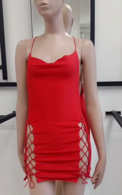 Vestido lurex Kai NV176 - tienda online