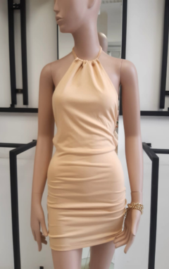 Imagen de Vestido crepe viscosa cuello y espalda atar NV146