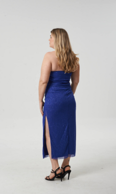 VESTIDO TUL BRILLO STRAPLESS NV232C en internet