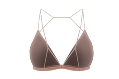 Top strappy bra tule - modelo lais (peça promocional - não incluso bojo) - comprar online