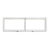 Ventana corrediza de aluminio blanco FORTUNA Basic 1.50x0.50m con vidrio 3mm