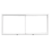 Ventana corrediza de aluminio blanco FORTUNA Basic 1.80x0.80m con vidrio 3mm - comprar online