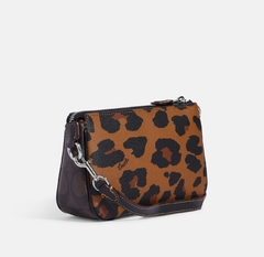 Nolita 19 With Leopard Print And Signature Canvas - comprar en línea