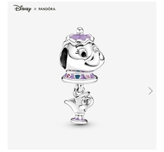 Disney Beauty and the Beast Mrs. Potts and Chip Dangle Charm