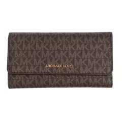 Jet Set Large Logo Trifold Wallet Michael Kors