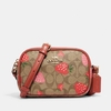 Mini Jamie Camera Bag In Signature Canvas With Wild Strawberry Print