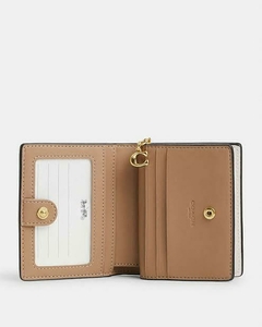 Snap Wallet In Signature Canvas With Floral Print en internet