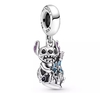 Stitch and Fantasyland Castle Dangle Charm by Pandora – Lilo & Stitch – Disney Parks