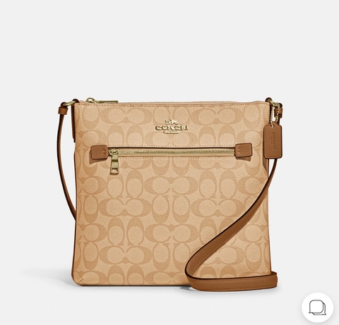 Coach signature discount rowan file bag