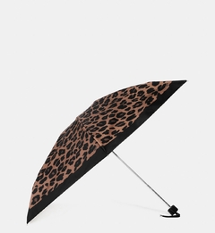 Uv Protection Mini Umbrella In Leopard Print