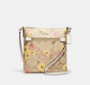 Mini Rowan File Bag In Signature Canvas With Floral Cluster Print