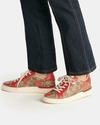 Coach 5.5 mx Clip Low Top Sneaker In Signature Canvas With Wild